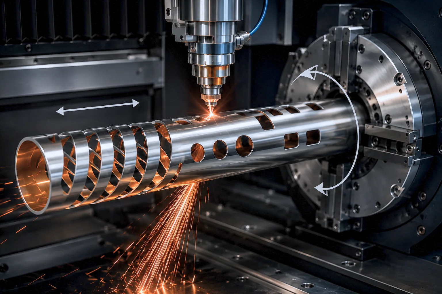 How Two-Axis Tube Cutting Actually Works