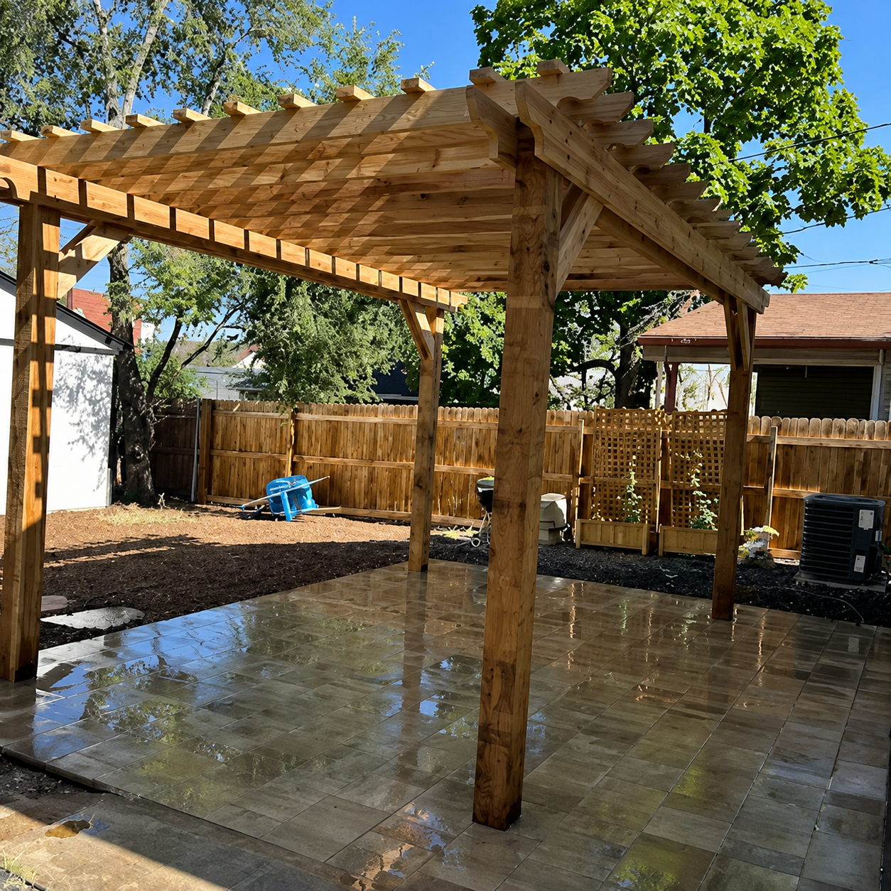 Cedar — the classic build — Pergolas