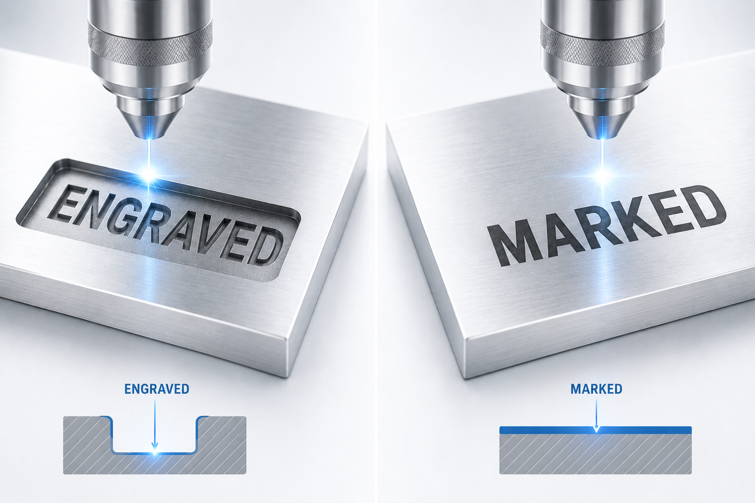 Engraving vs. Marking: Two Different Physics, One Machine