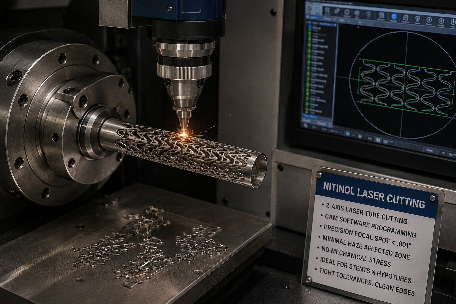 How Nitinol Laser Cutting Works at Laser Med Tech