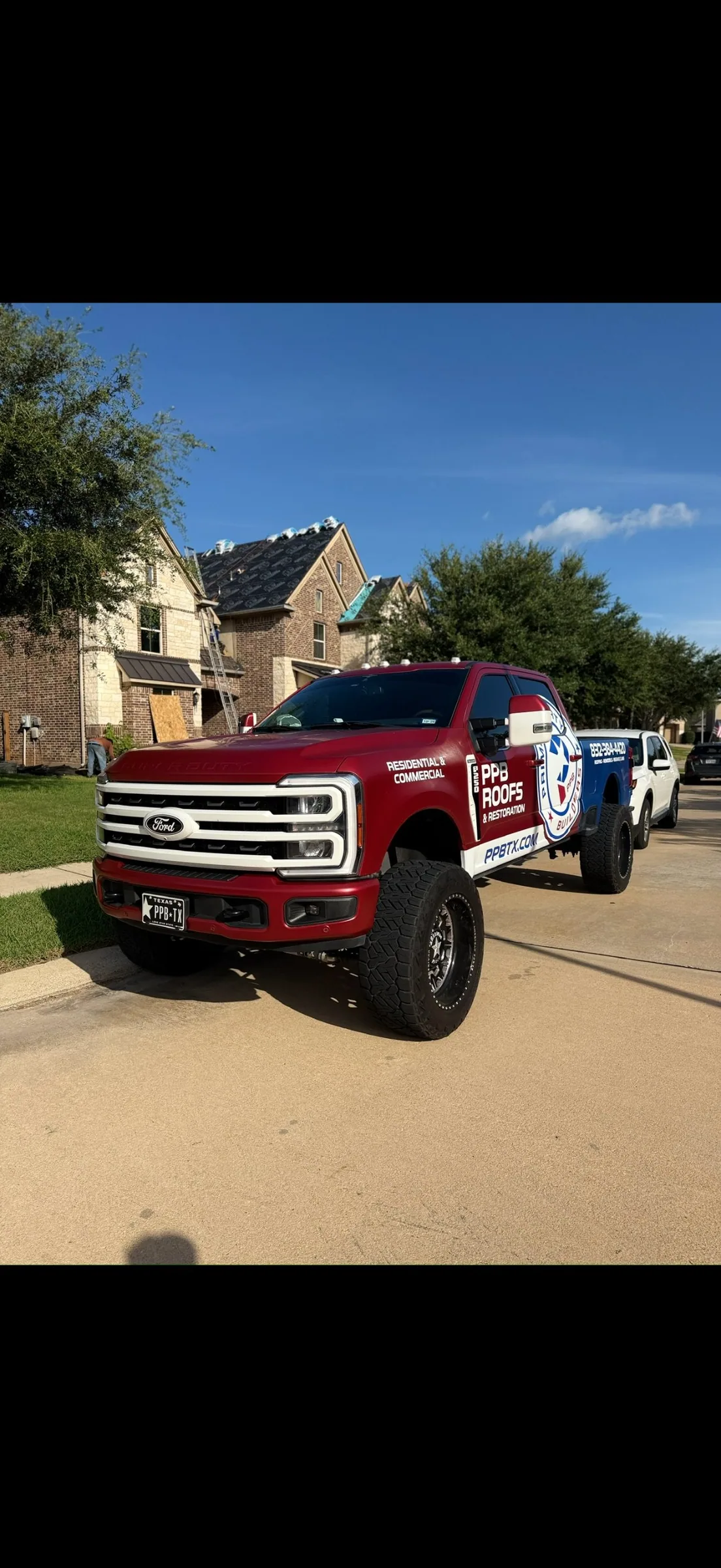 PPB Roofs & Restoration crew and truck