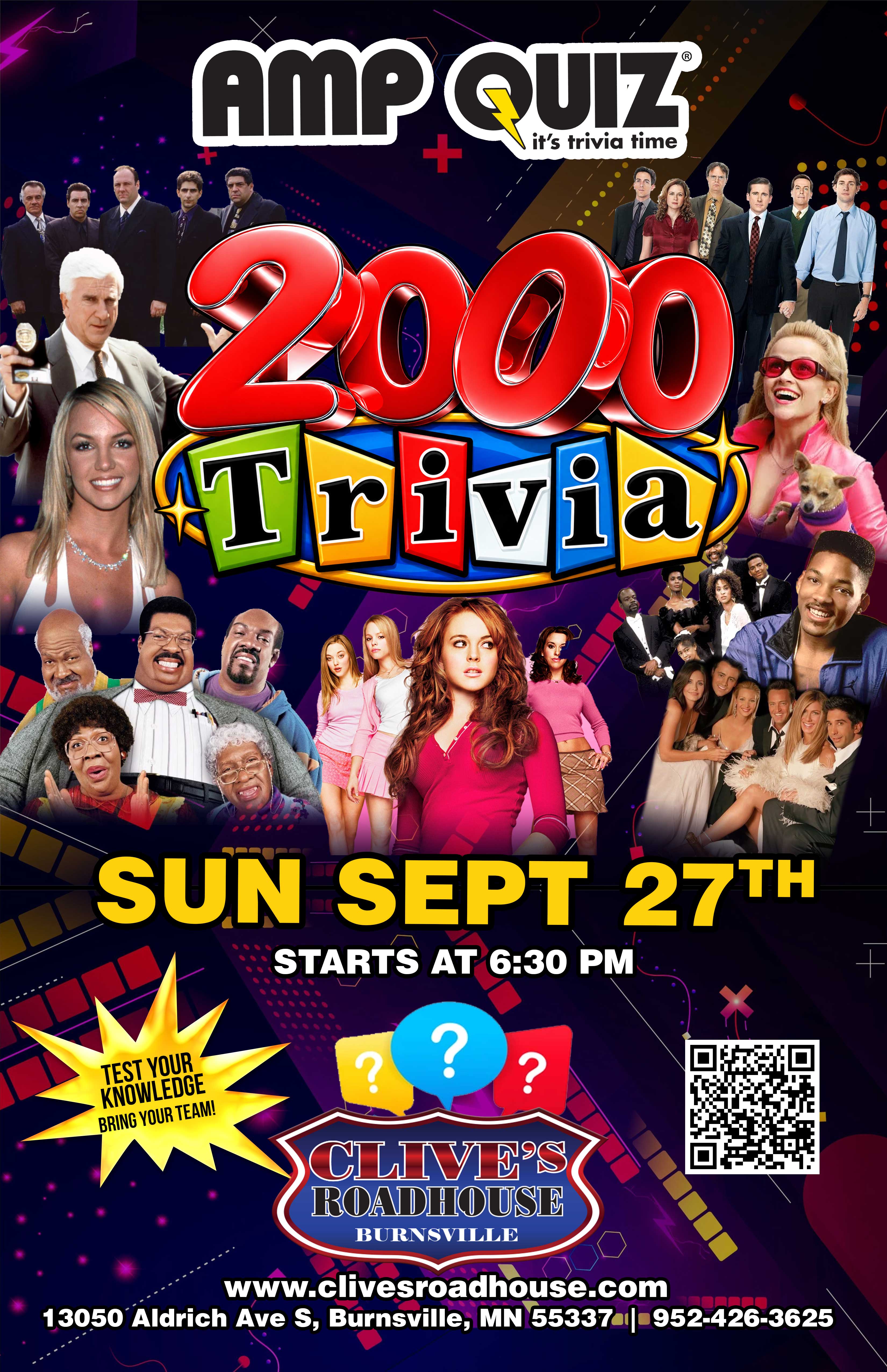2000's Trivia Night