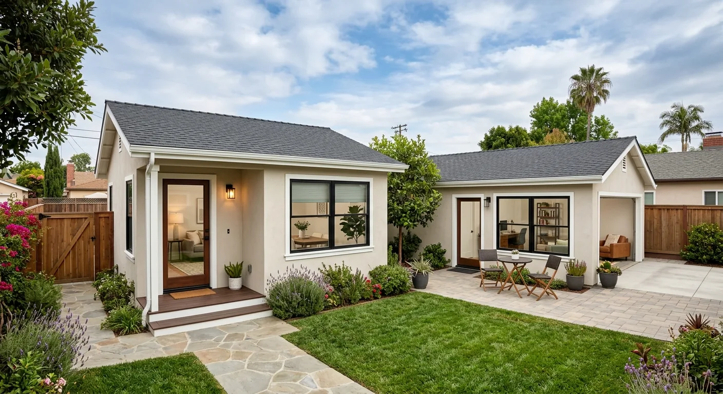 adu and garage conversions work, project example in Buena Park, CA