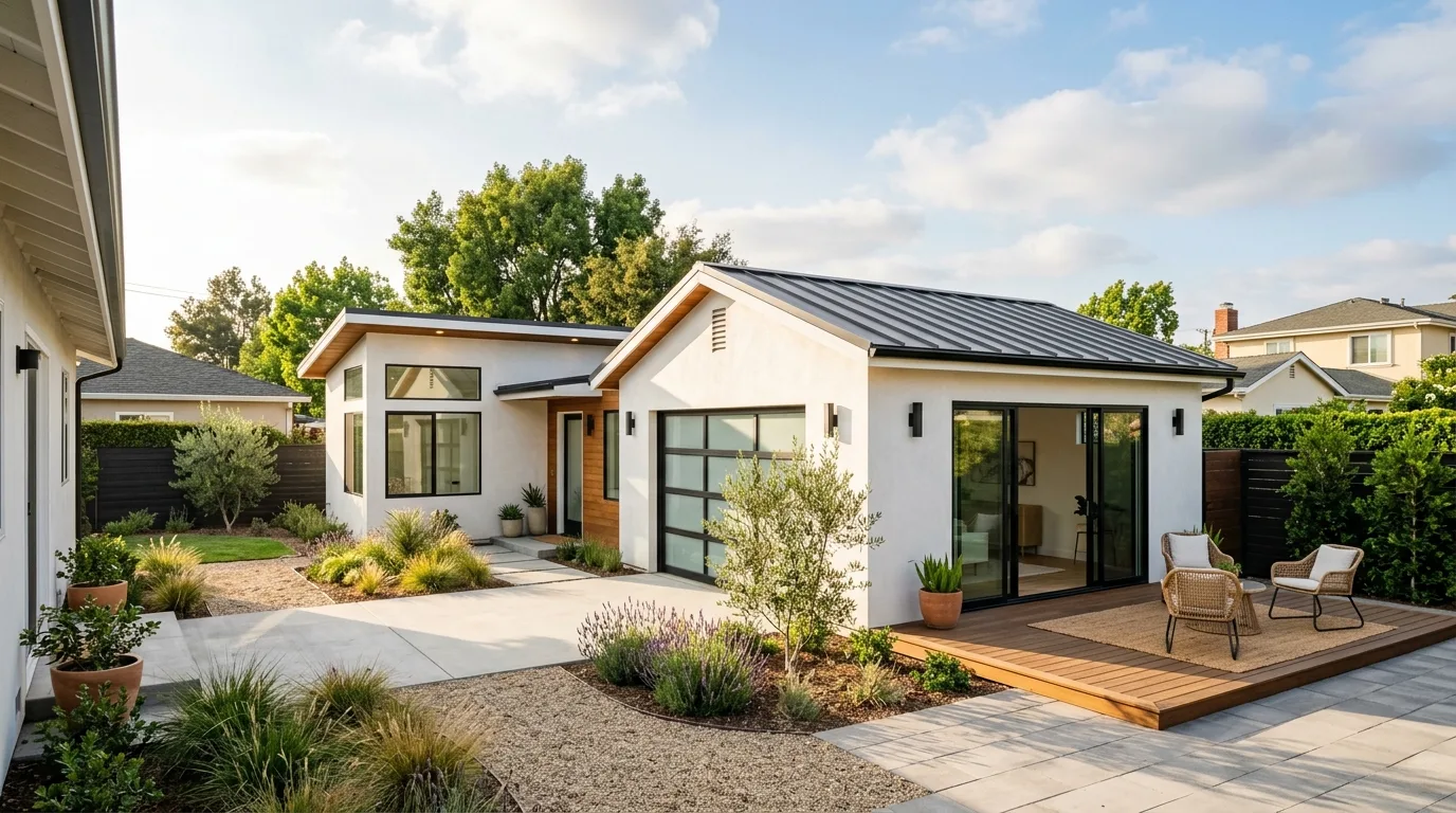 adu and garage conversions work, project example in Hawaiian Gardens, CA