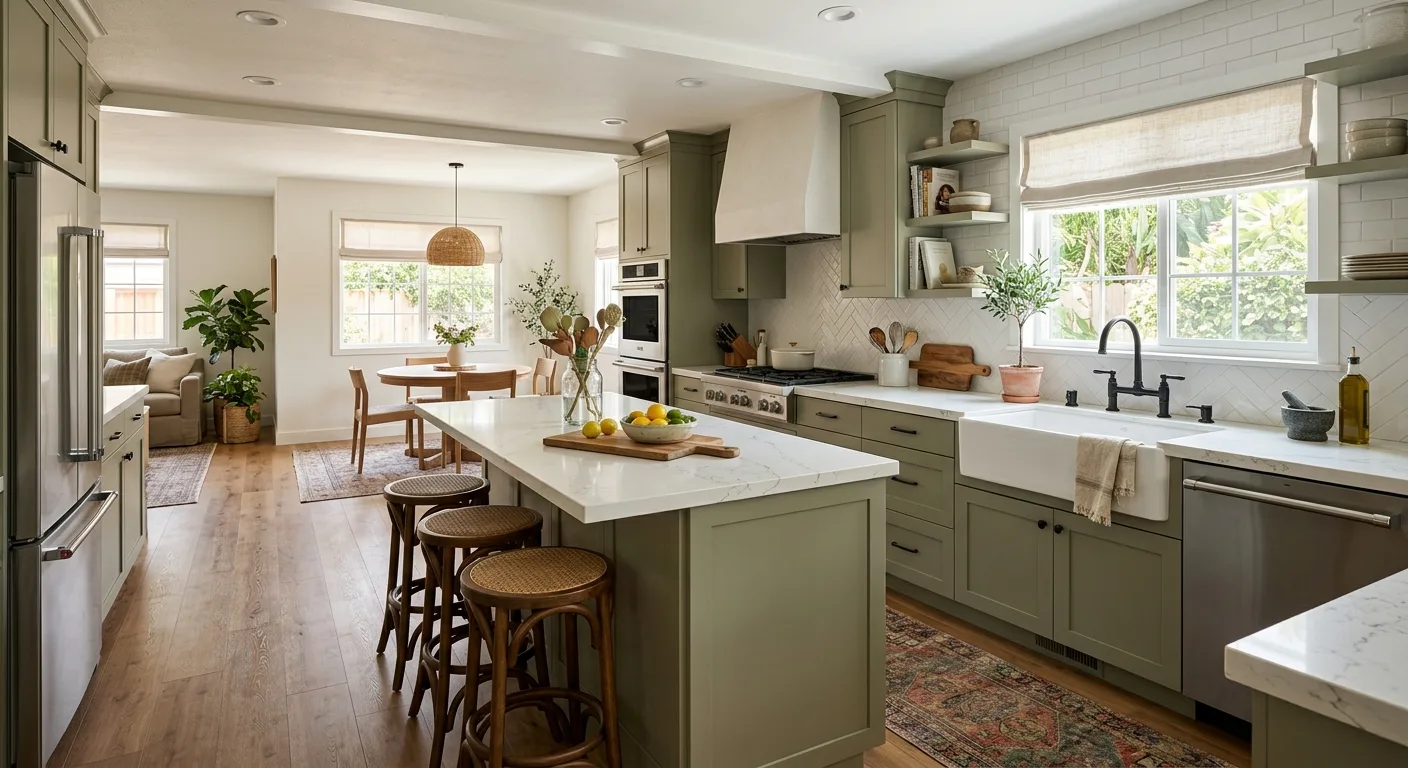 kitchen remodeling work, project example in Hawaiian Gardens, CA