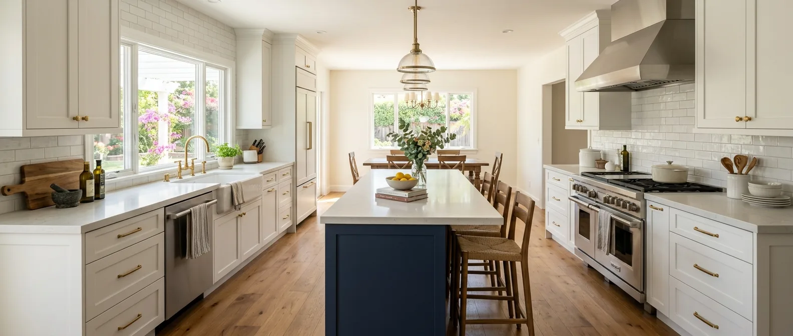 kitchen remodeling work, project example in Norwalk, CA