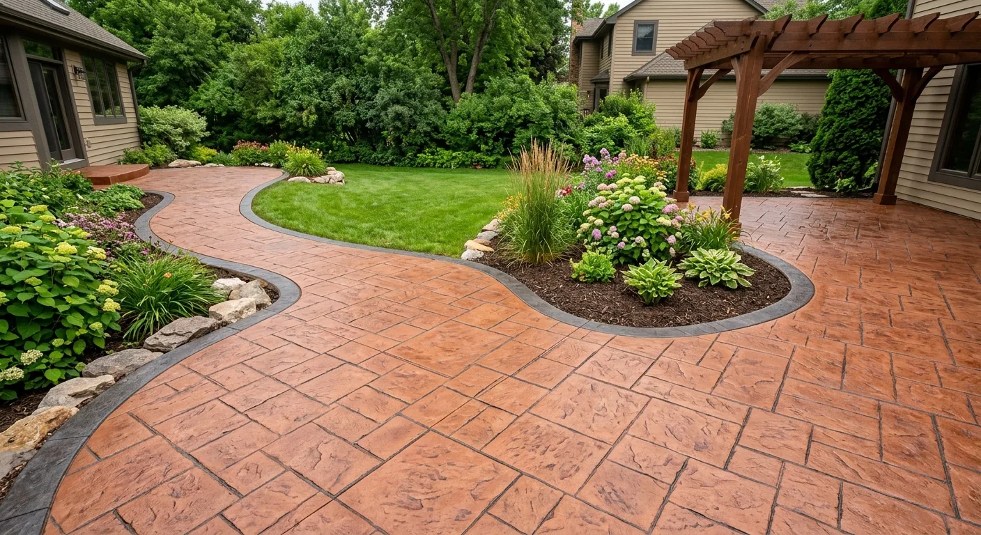 colored concrete work — professional service in Bloomington, MN