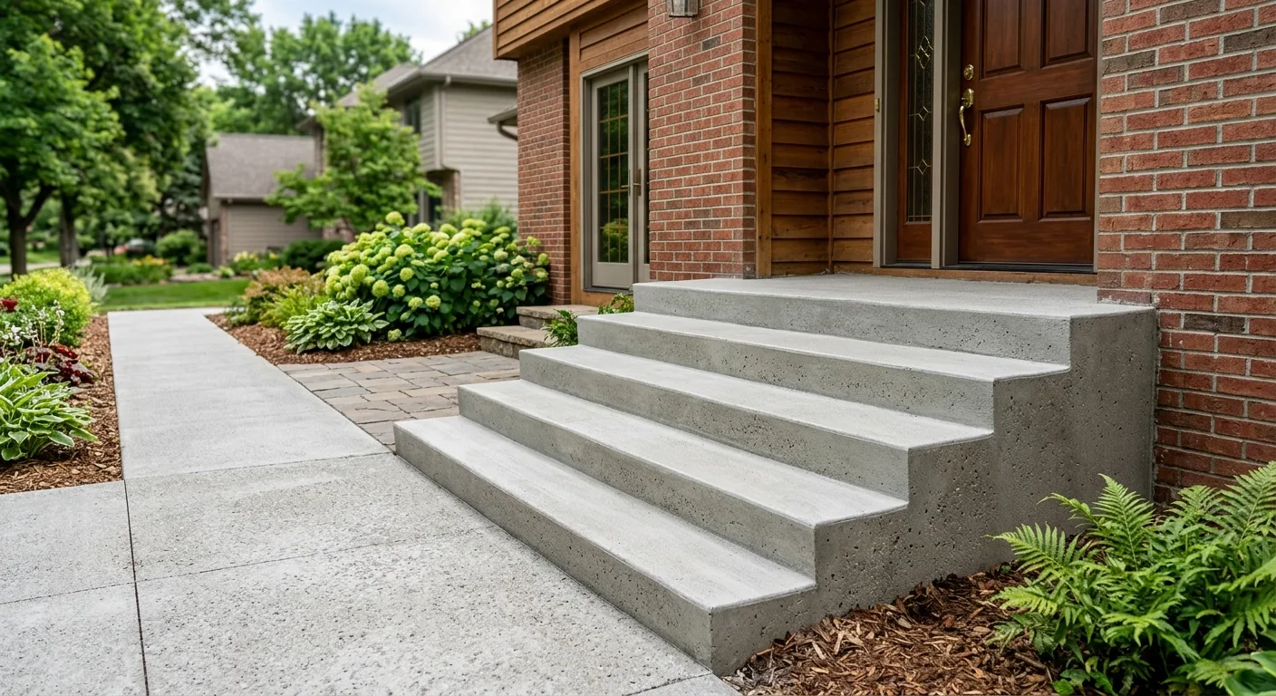 Concrete Steps Installation and Replacement Done Right