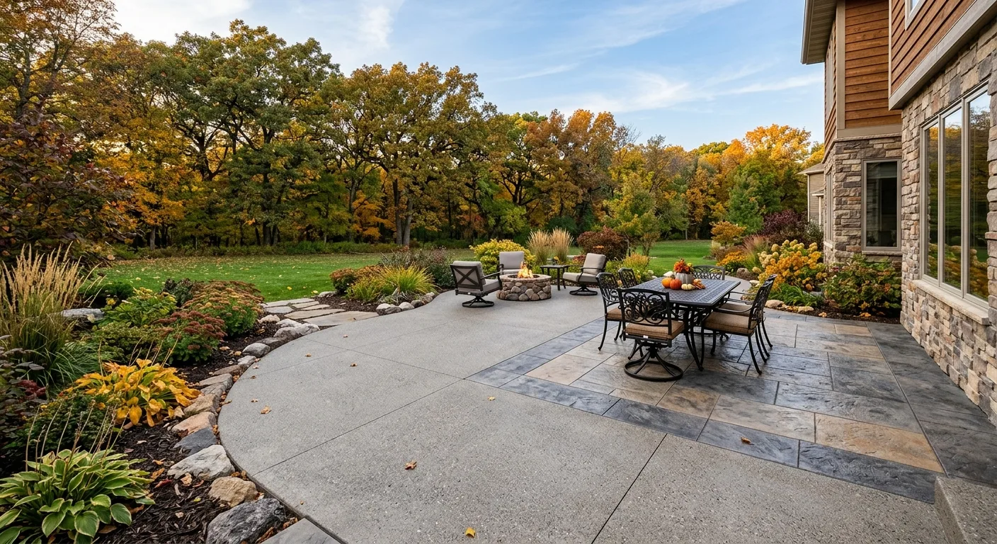 Concrete Patios Built Tough for Minnesota Winters