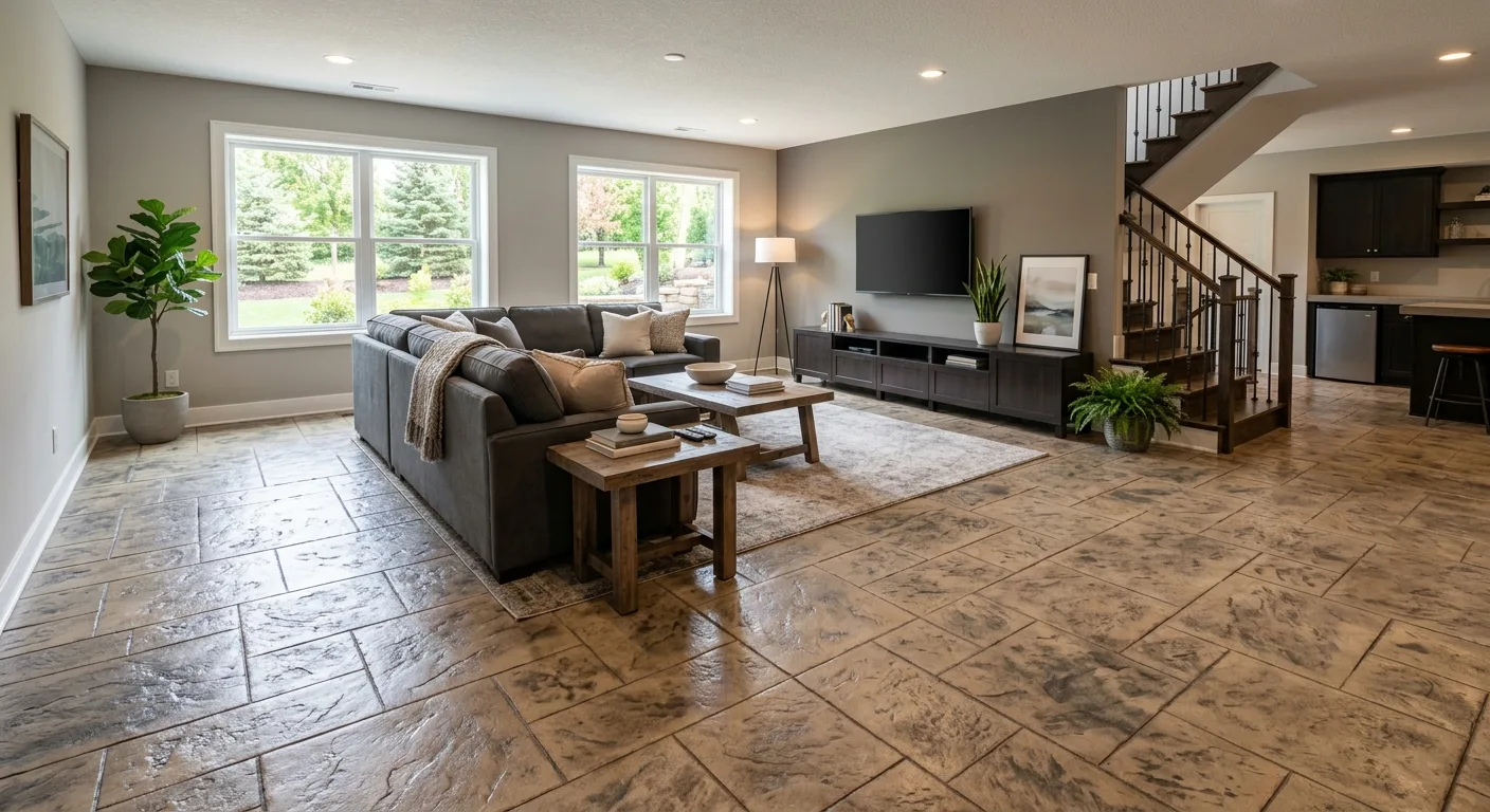 stamped concrete work — professional service in Bloomington, MN