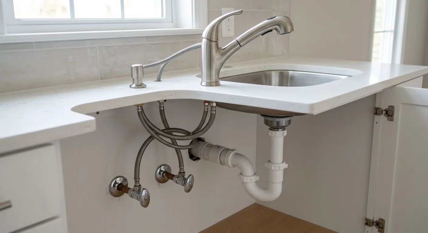Faucet & fixture repair detail in a Maryland home