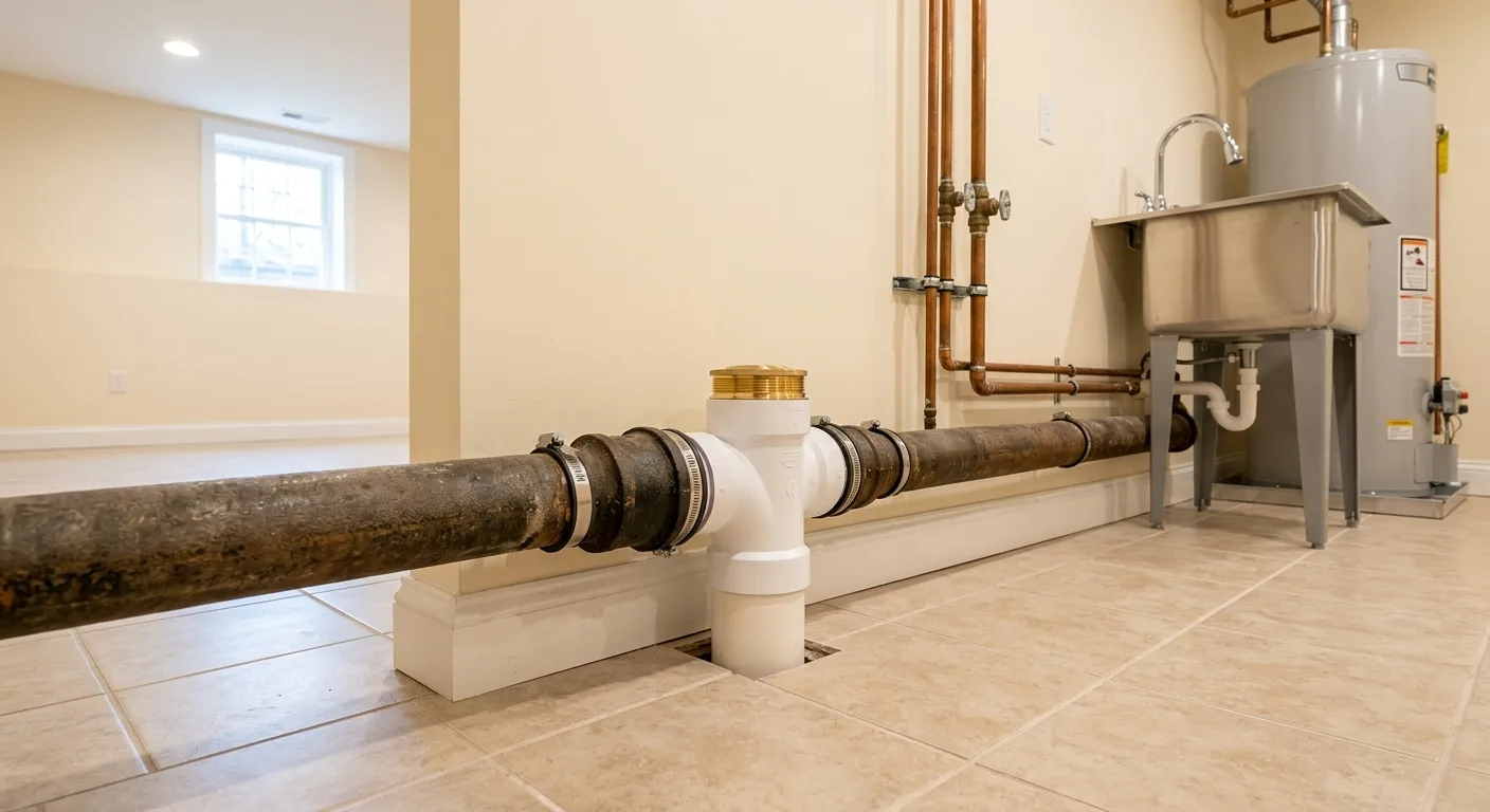 Hydro jetting detail in a Maryland home