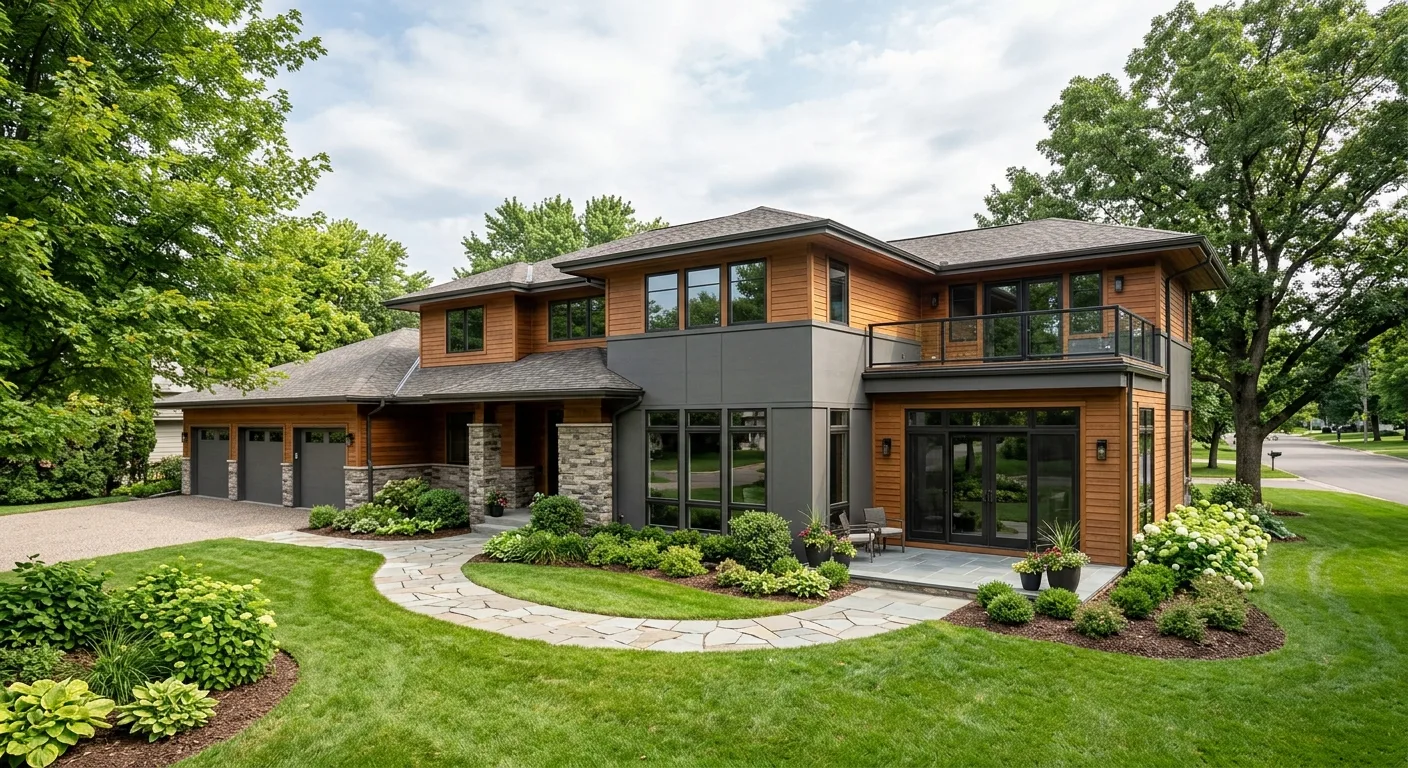 home additions work, project example in Arden Hills, MN