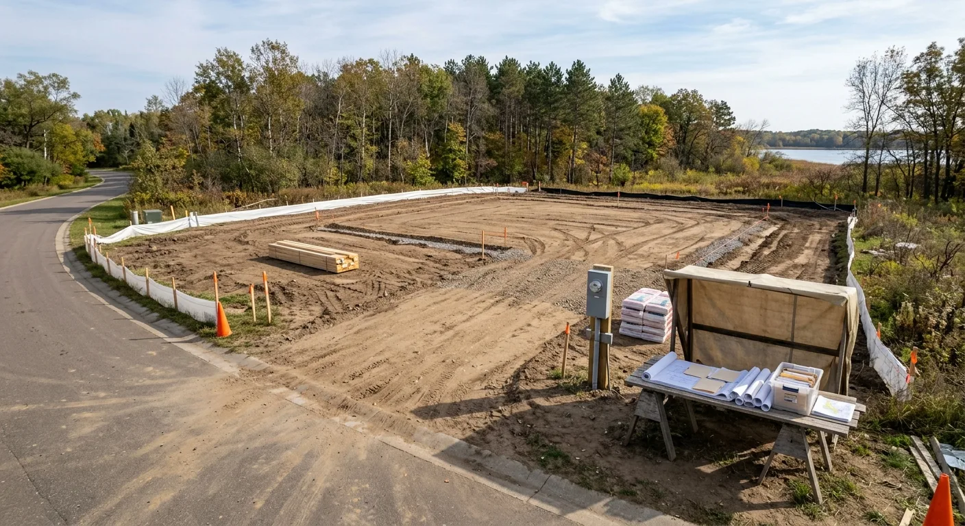 custom home site evaluation and permitting in Andover, MN