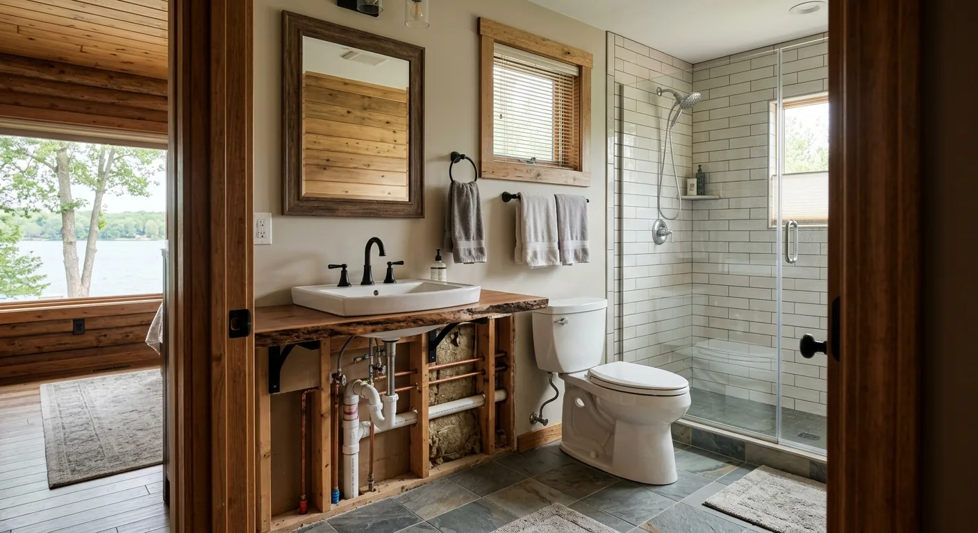 kitchen remodeling work, project example in St. Anthony, MN