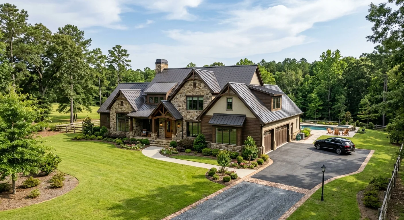 custom home construction work, project example in Lauderdale, MS