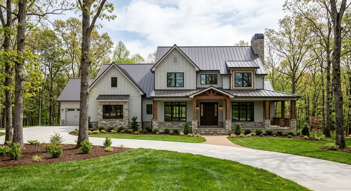 custom home building work, project example in Oak Grove, KY