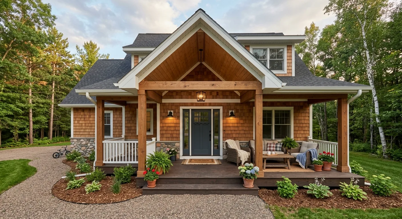 front porch construction work, professional service in Ham Lake, MN