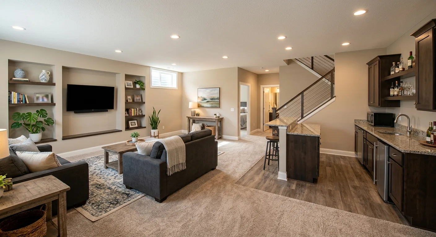 basement finishing work, professional service in Ham Lake, MN