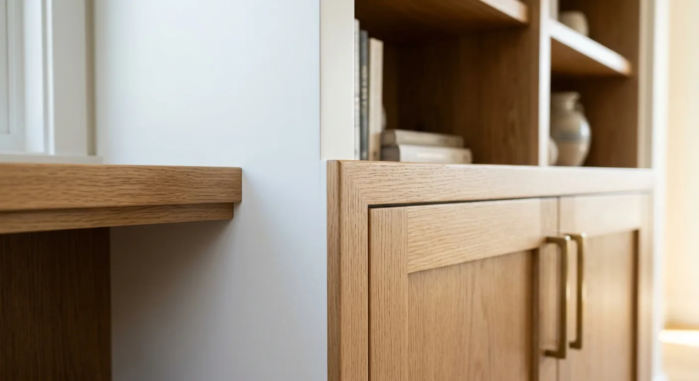 cabinets and built ins work, project example in Cardiff, ca