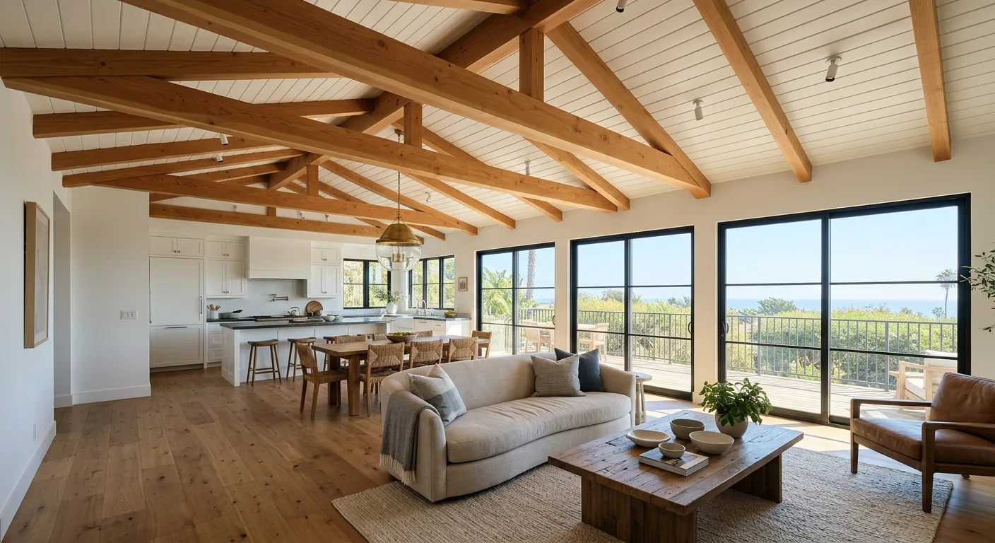 ceilings work, project example in Cardiff, ca
