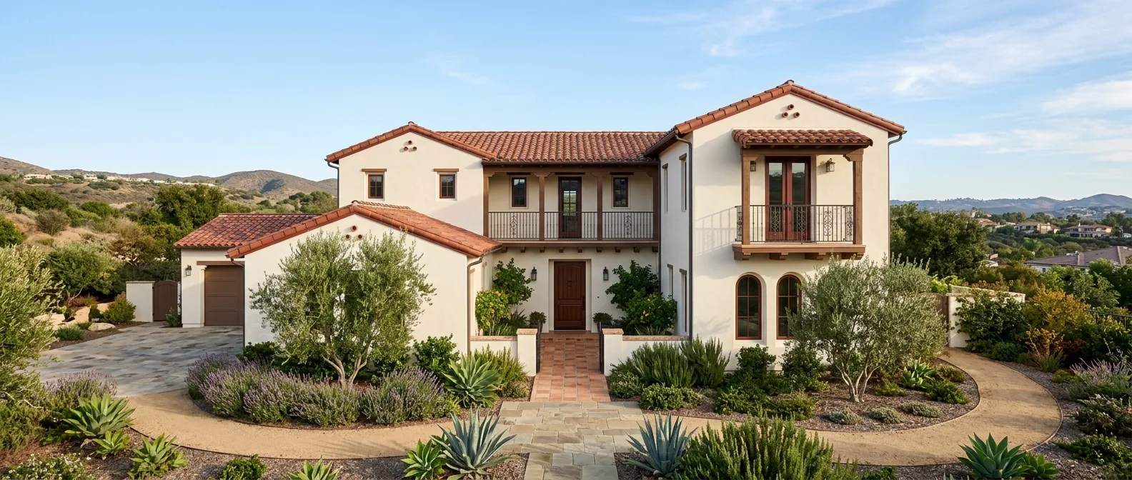 exterior painting work, project example in San Marcos, CA