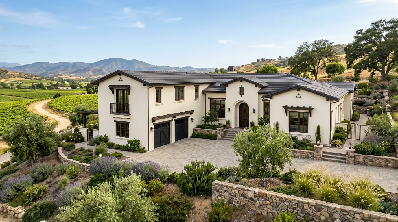 exterior painting work, project example in Temecula, CA