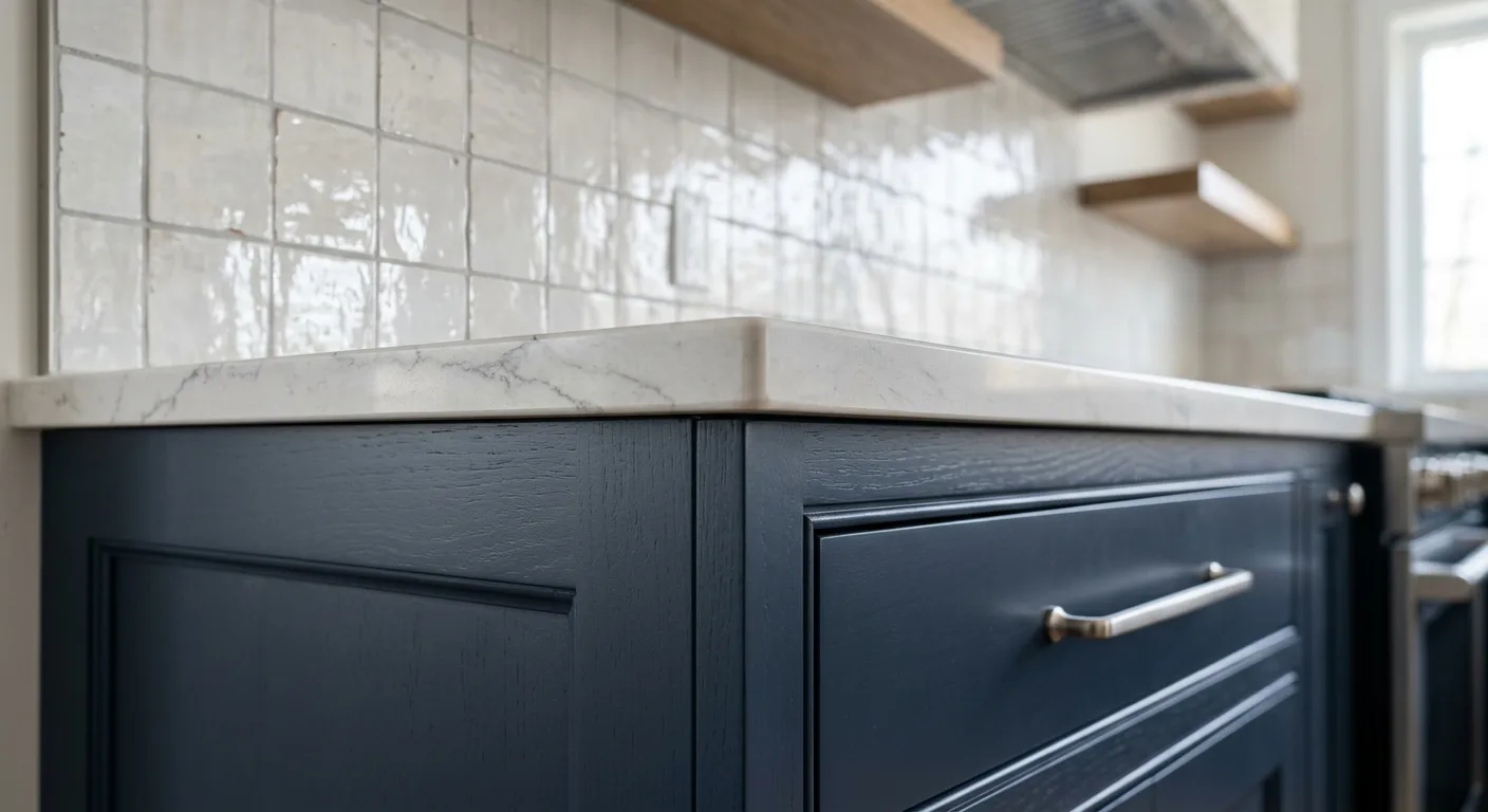 kitchen remodeling work, project example in Cumberland Foreside, ME