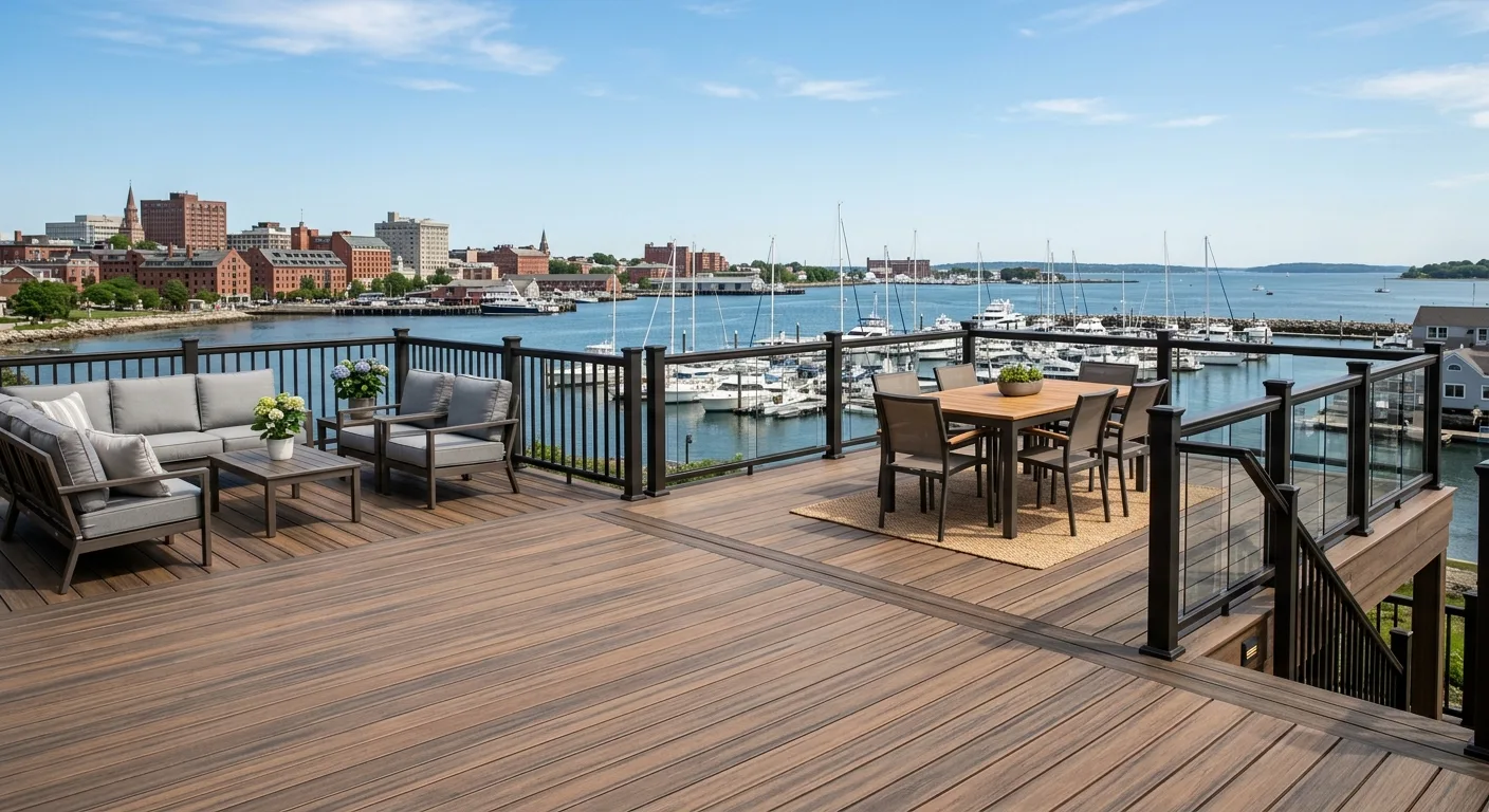 composite decking work, professional service in Portland, ME