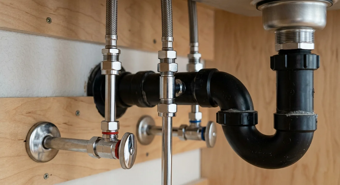 Plumbing work — project example in CA