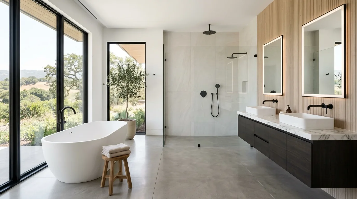 Plumbing work — project example in CA