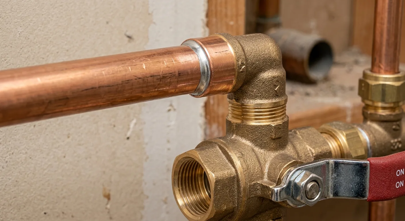 Plumbing work — project example in CA
