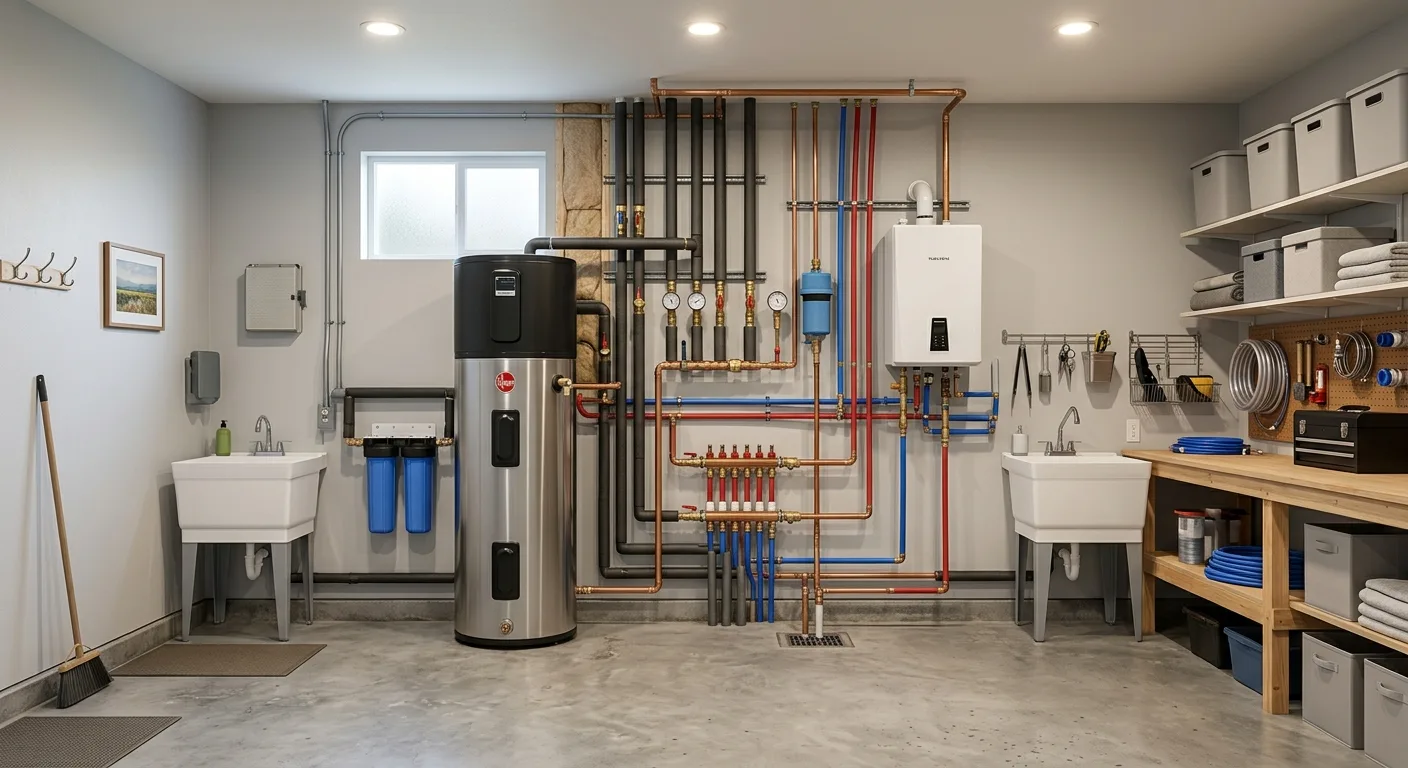 Plumbing work — project example in CA
