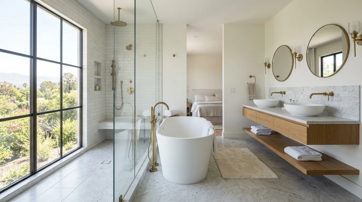 Plumbing work — project example in CA