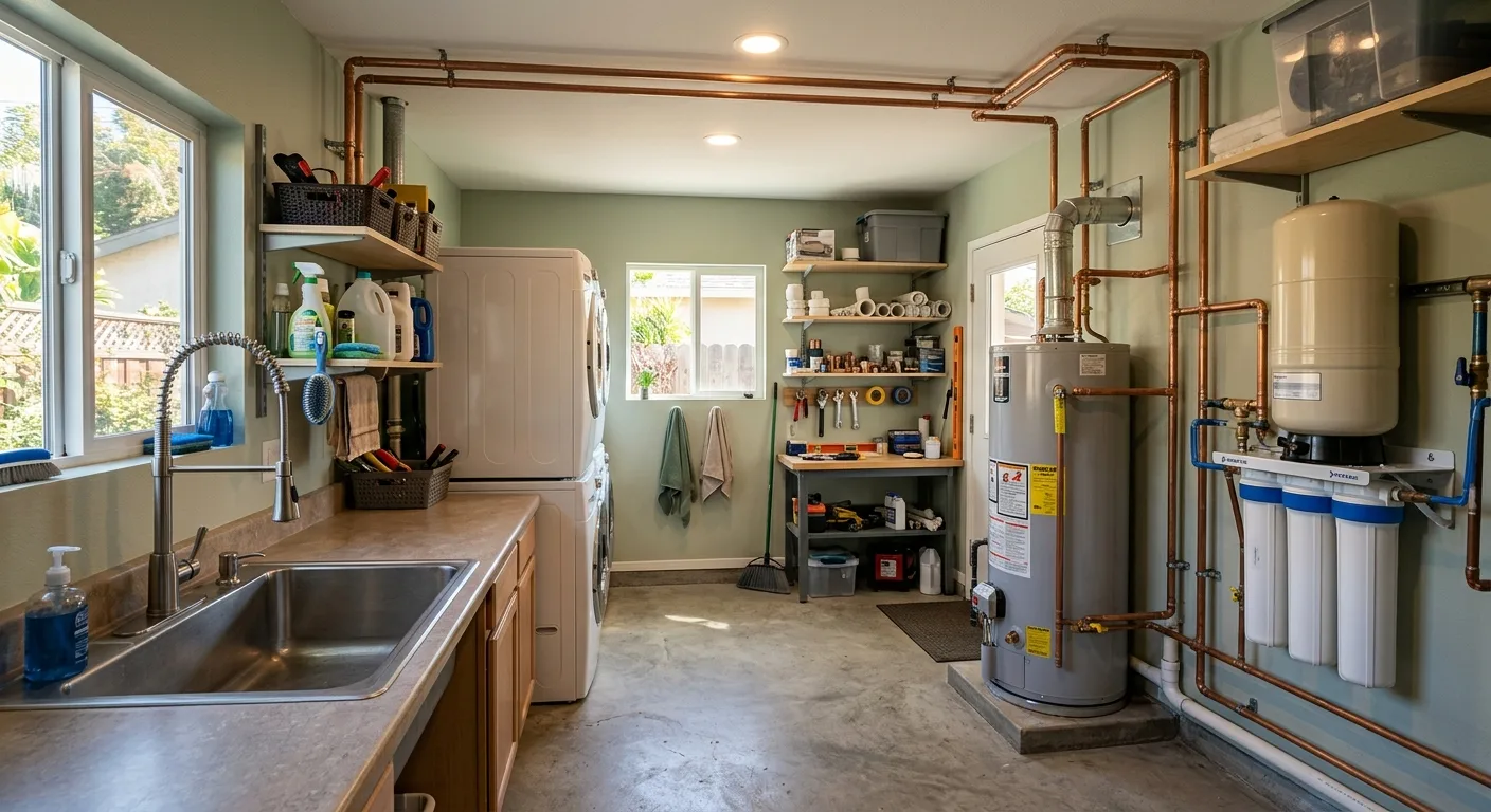 Plumbing work — project example in CA
