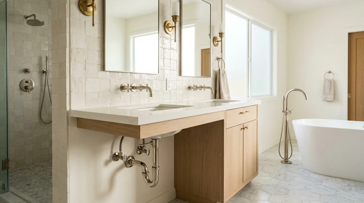 Plumbing work — project example in CA
