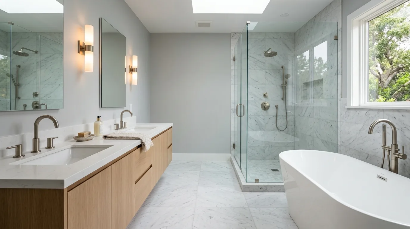 Plumbing work — project example in CA