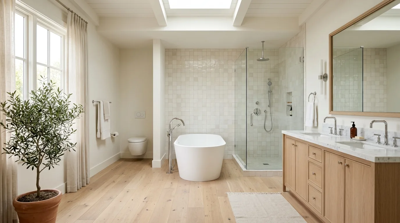 Plumbing work — project example in CA