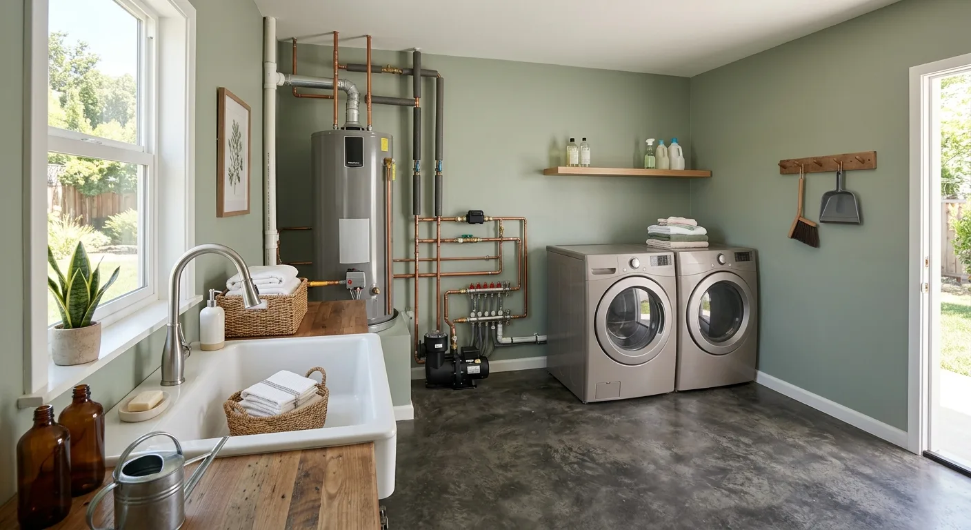 Plumbing work — project example in CA