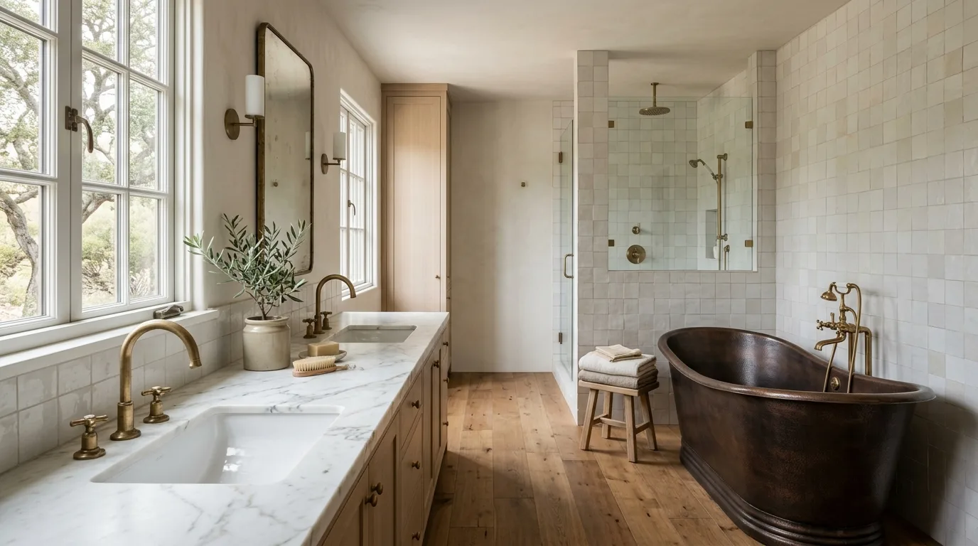 Plumbing work — project example in CA