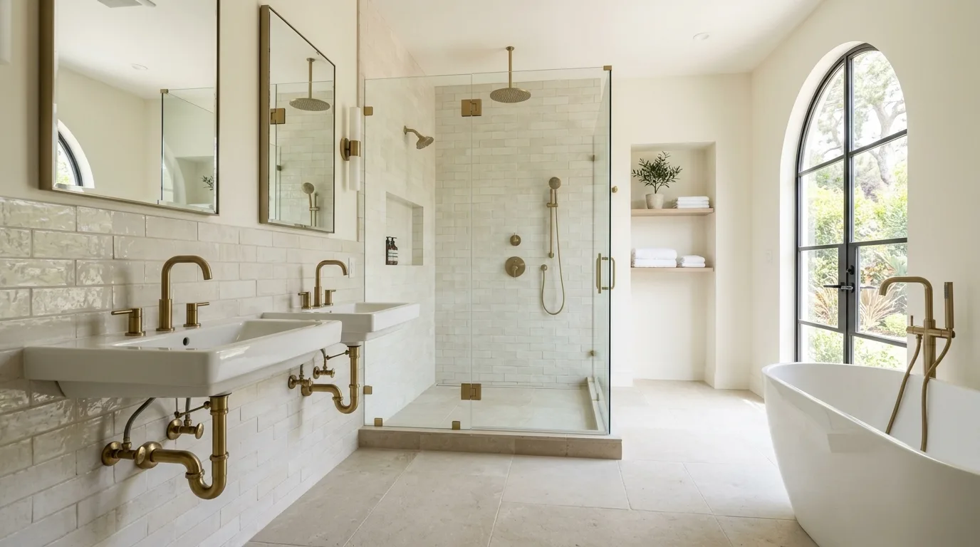 Plumbing work — project example in CA