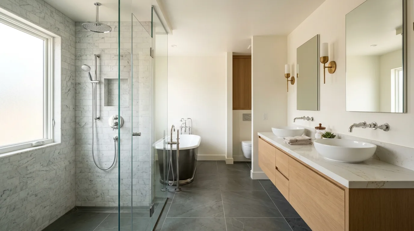 Plumbing work — project example in CA