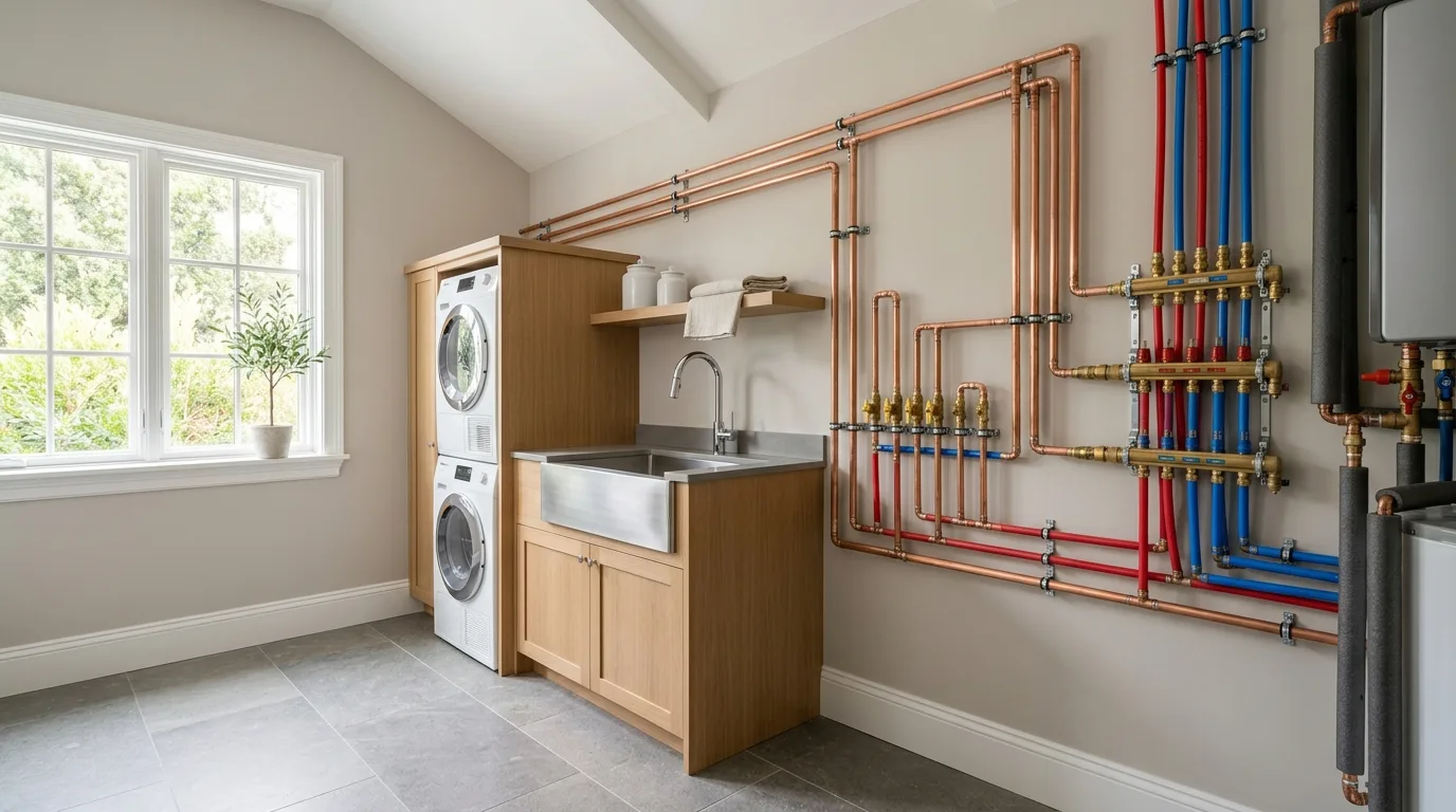 copper pex repiping work — professional service in CA