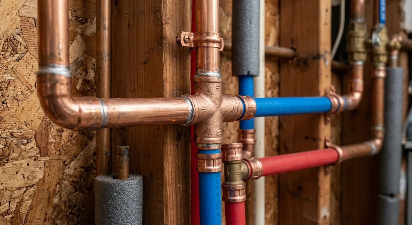 copper pex repiping work — professional service in CA
