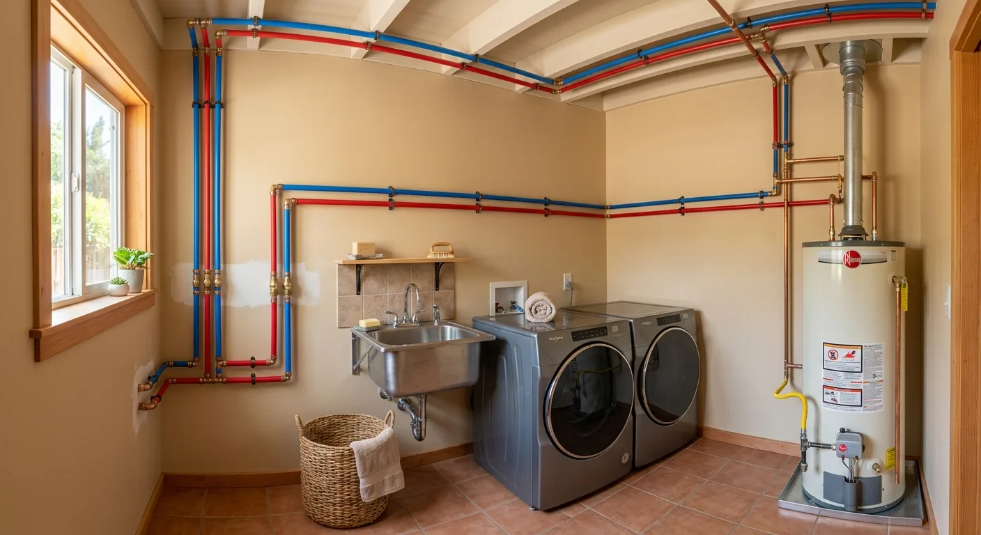 copper pex repiping work — professional service in CA