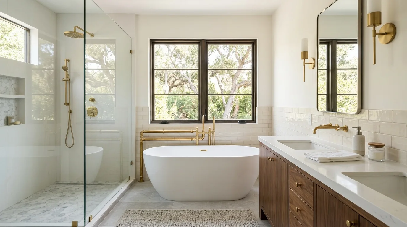 Plumbing work — project example in CA