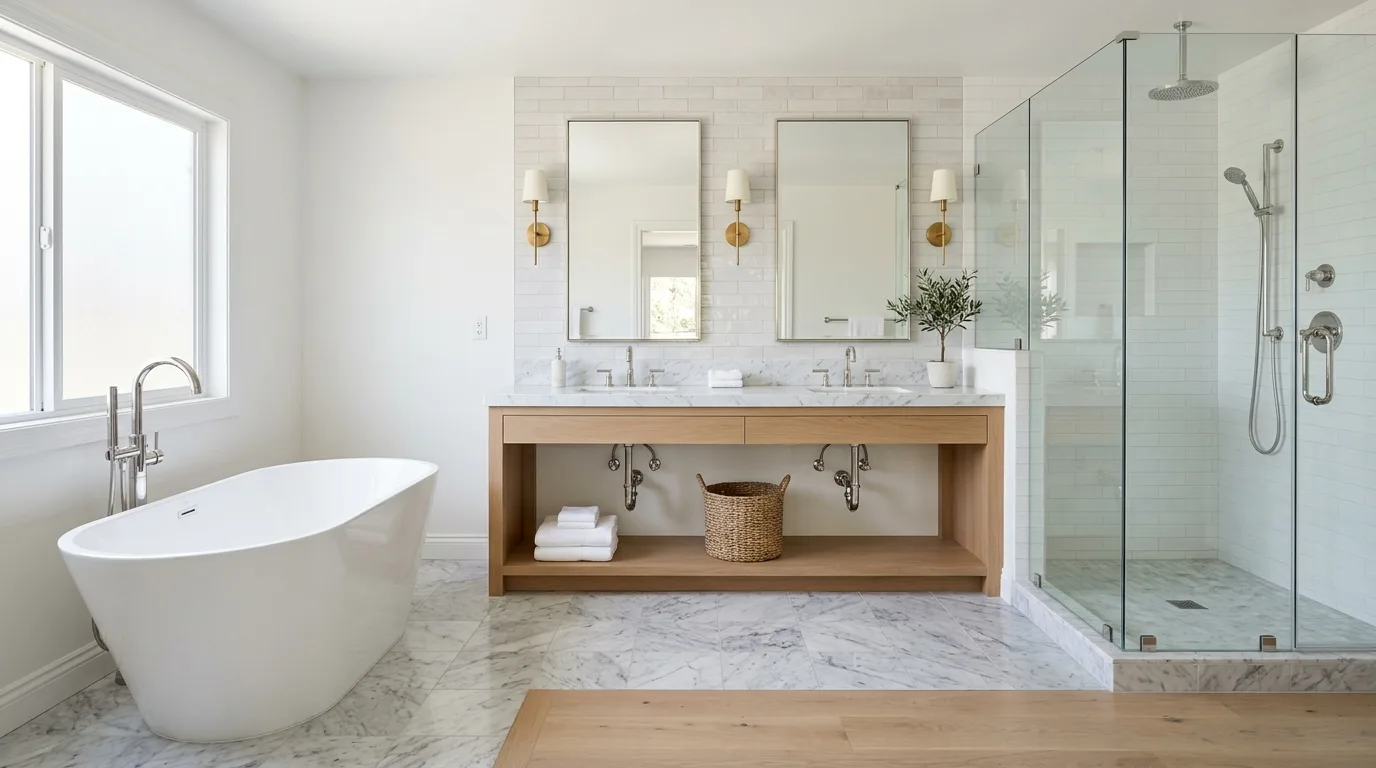 Plumbing work — project example in CA