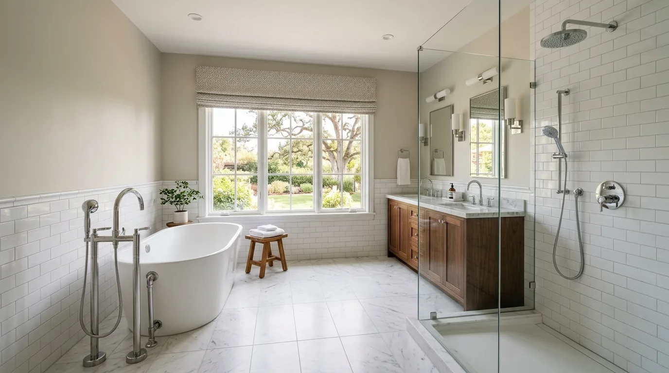 Plumbing work — project example in CA