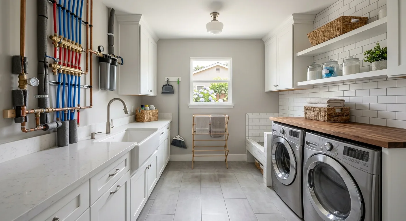 Plumbing work — project example in CA