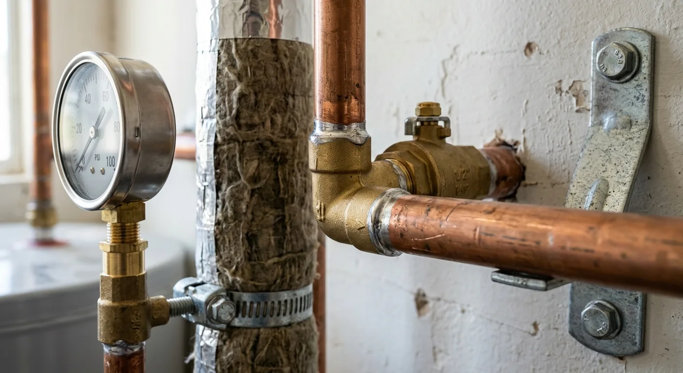 Plumbing work — project example in CA